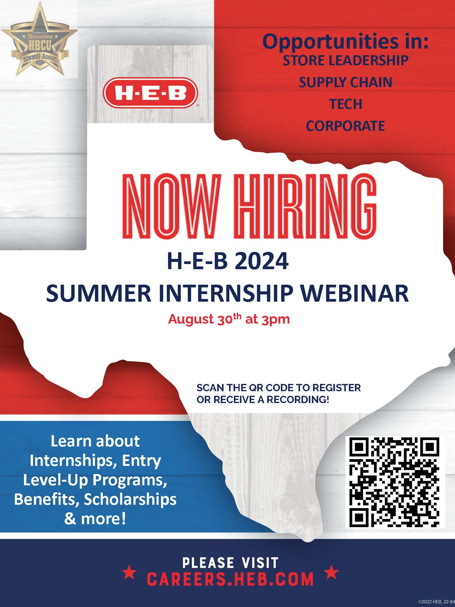 HEB 2024 Summer Internships Houston HBCU Alumni Association